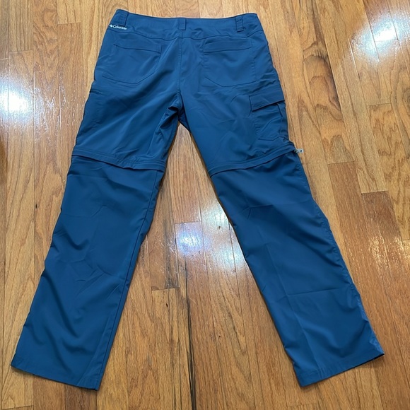 Columbia Omni-Shade Blue Men’s Cargo Convertible Pants Lightweight 38 x 34 - Picture 3 of 13